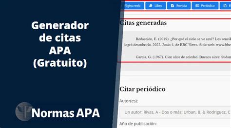 citar apa online gratis|Generador de Citas APA Gratuito [Actualización 2025]。